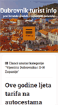 Mobile Screenshot of dubrovnik-turistinfo.com